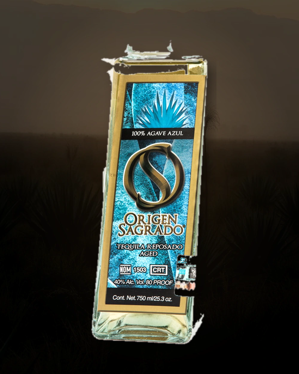 Origen Sagrado Reposado bottle