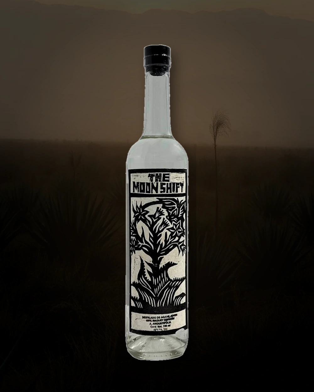 The Moon Shift Espadin bottle
