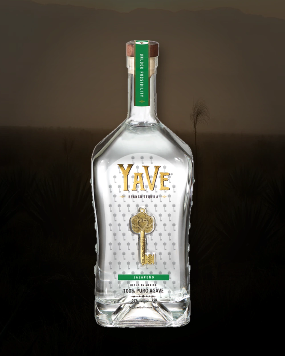 YaVe Jalapeño Tequila bottle
