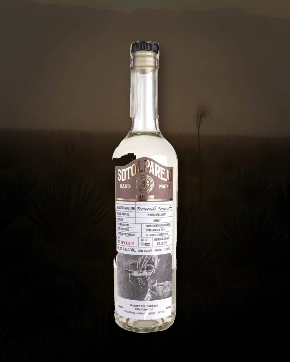 Sotol Parejo Cedrosanum – Bienvenido Fernández