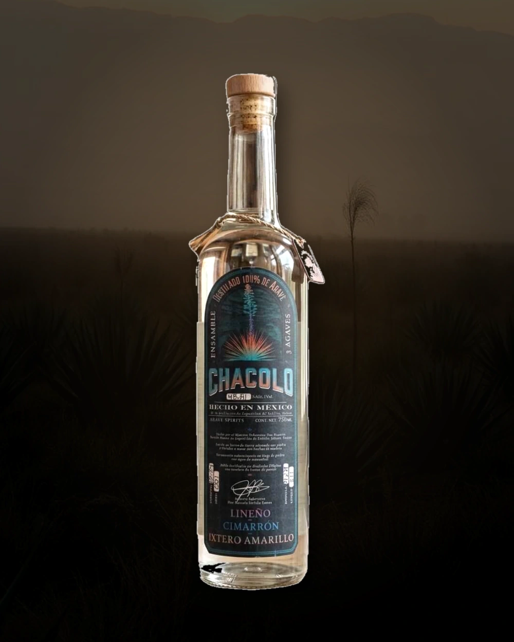 Chacolo Lineño, Cimarrón, Ixtero Amarillo bottle