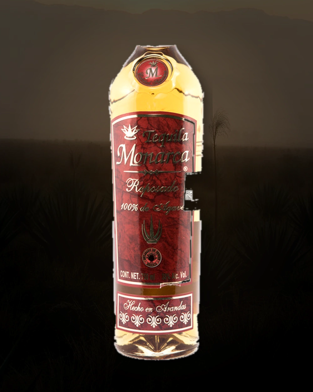 Monarca Reposado bottle
