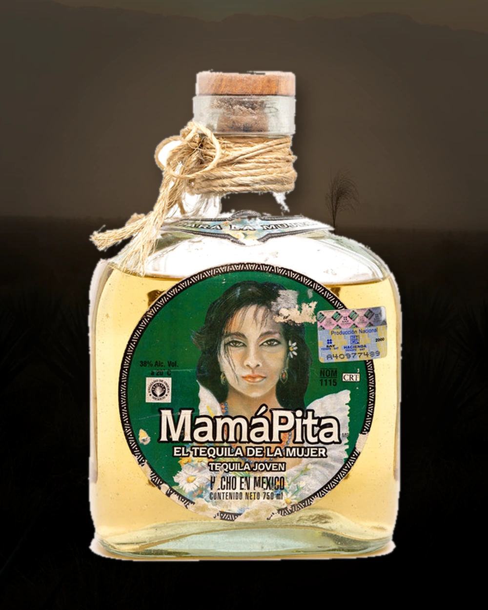 MamáPita Tequila Joven bottle