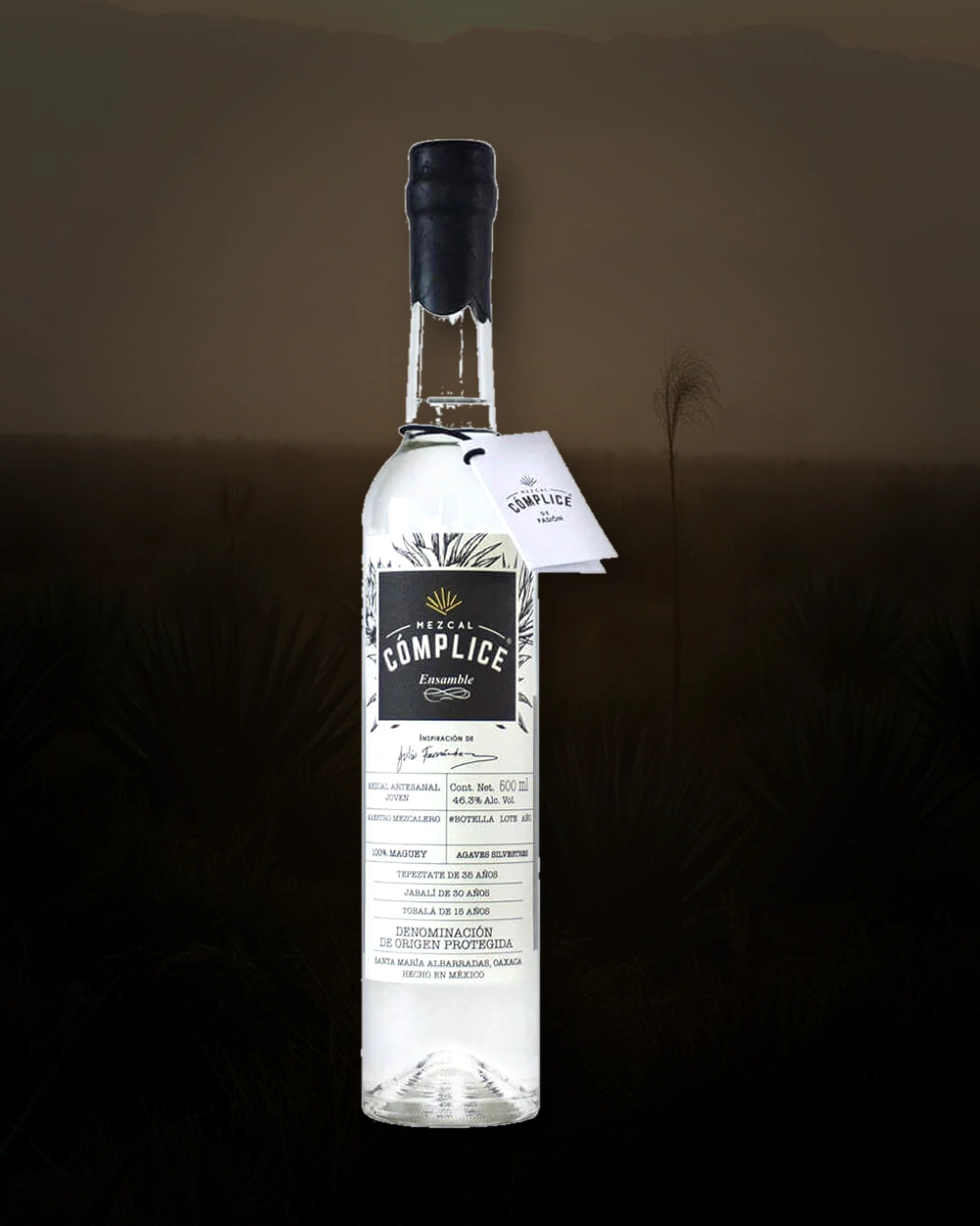 Cómplice Espadín Cuishe bottle