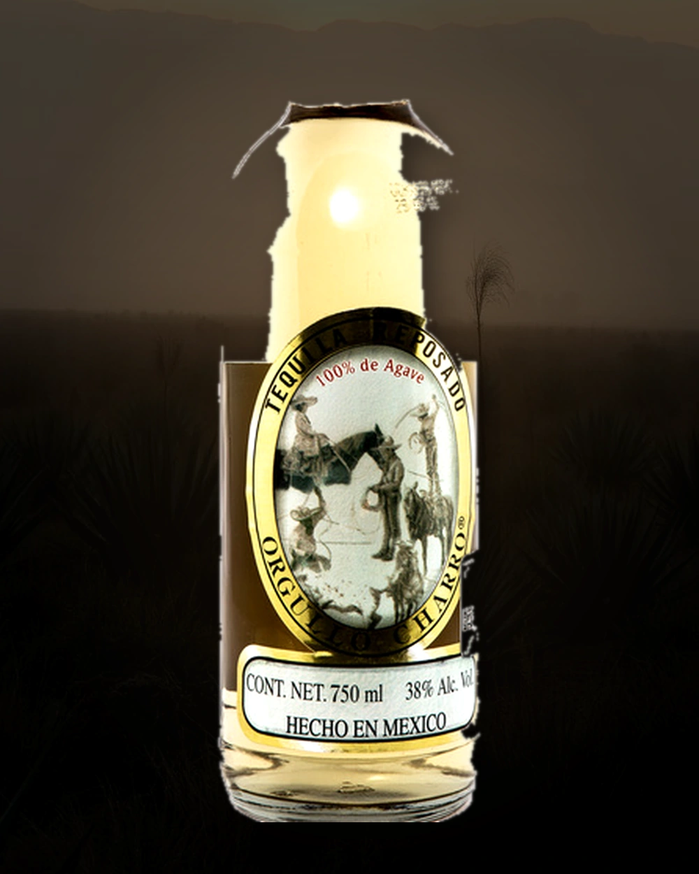 Orgullo Charro Tequila Reposado bottle