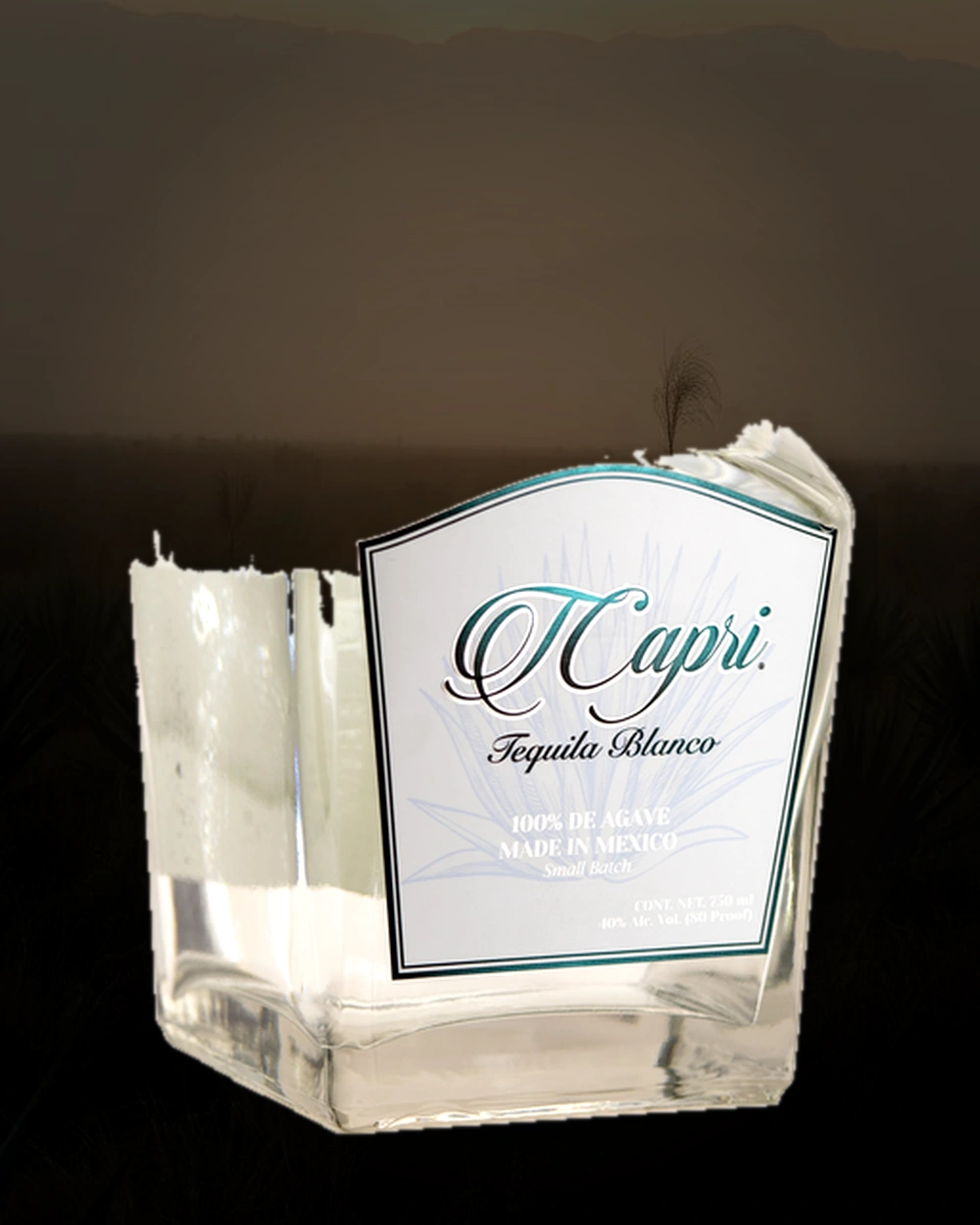 TCapri Tequila Blanco bottle