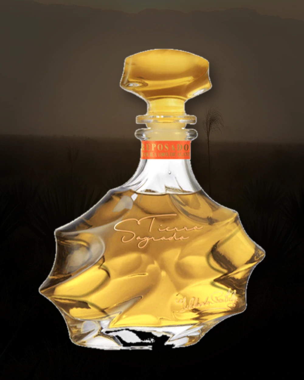 Tierra Sagrada Reposado bottle