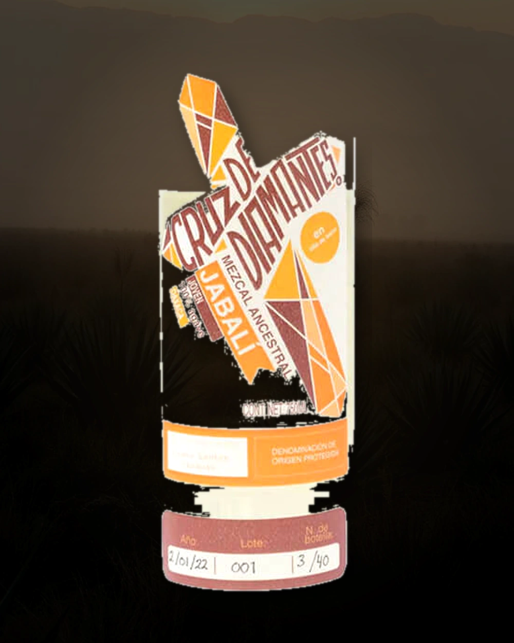 Cruz de Diamantes Jabali bottle