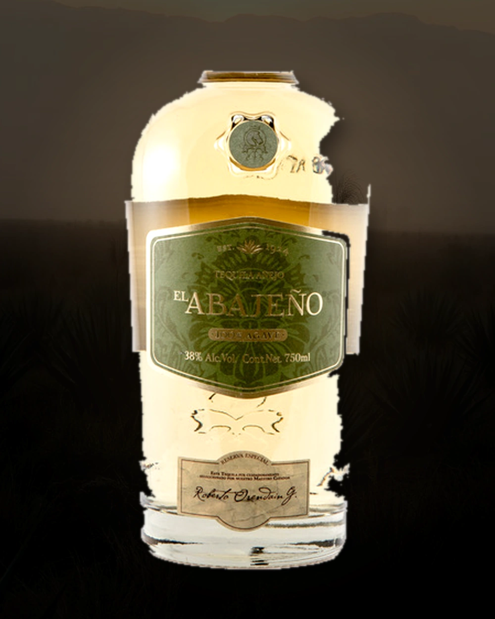 El Abajeño Tequila Añejo bottle