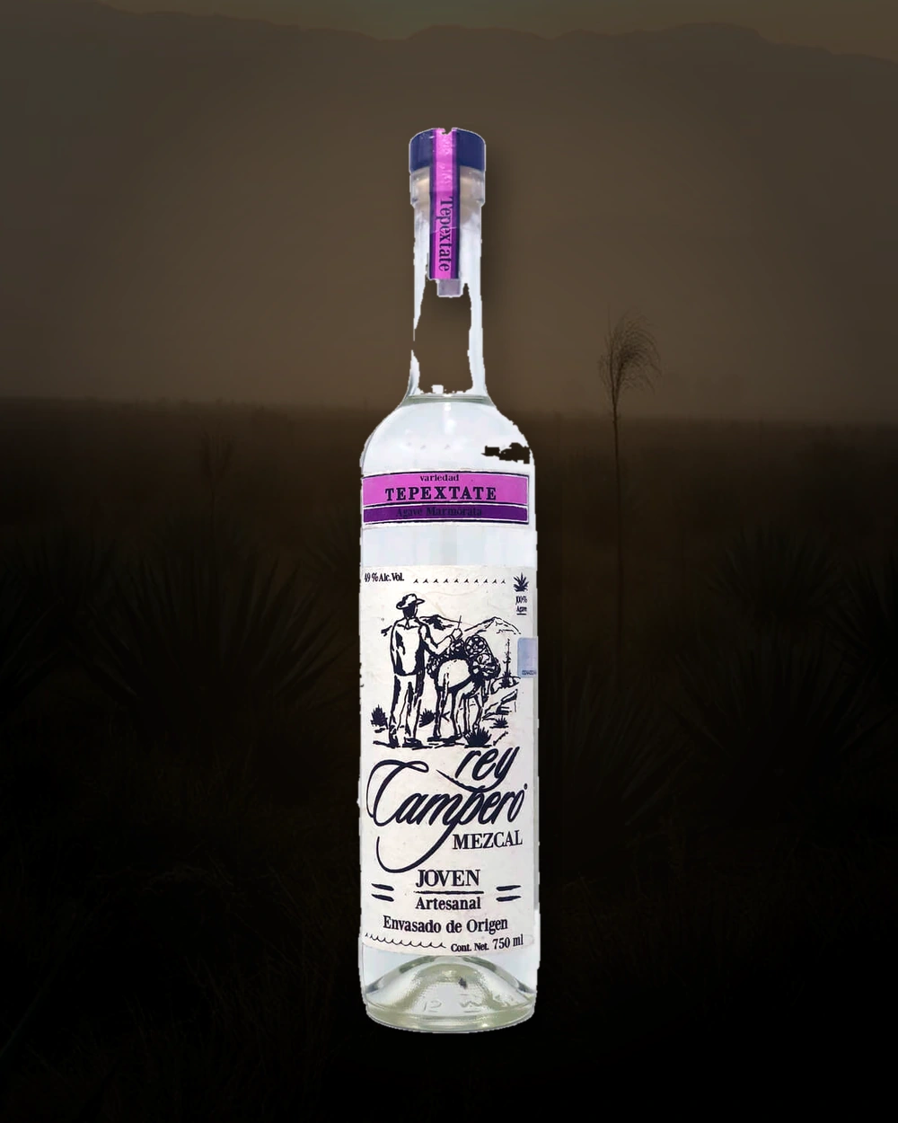 Rey Campero Tepextate bottle