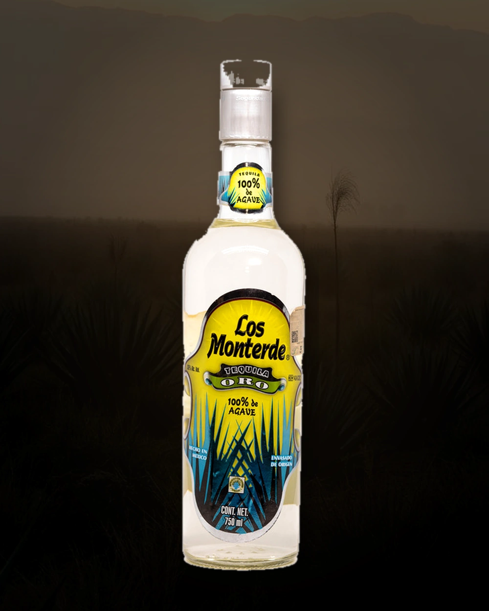 Los Monterde Tequila Oro bottle