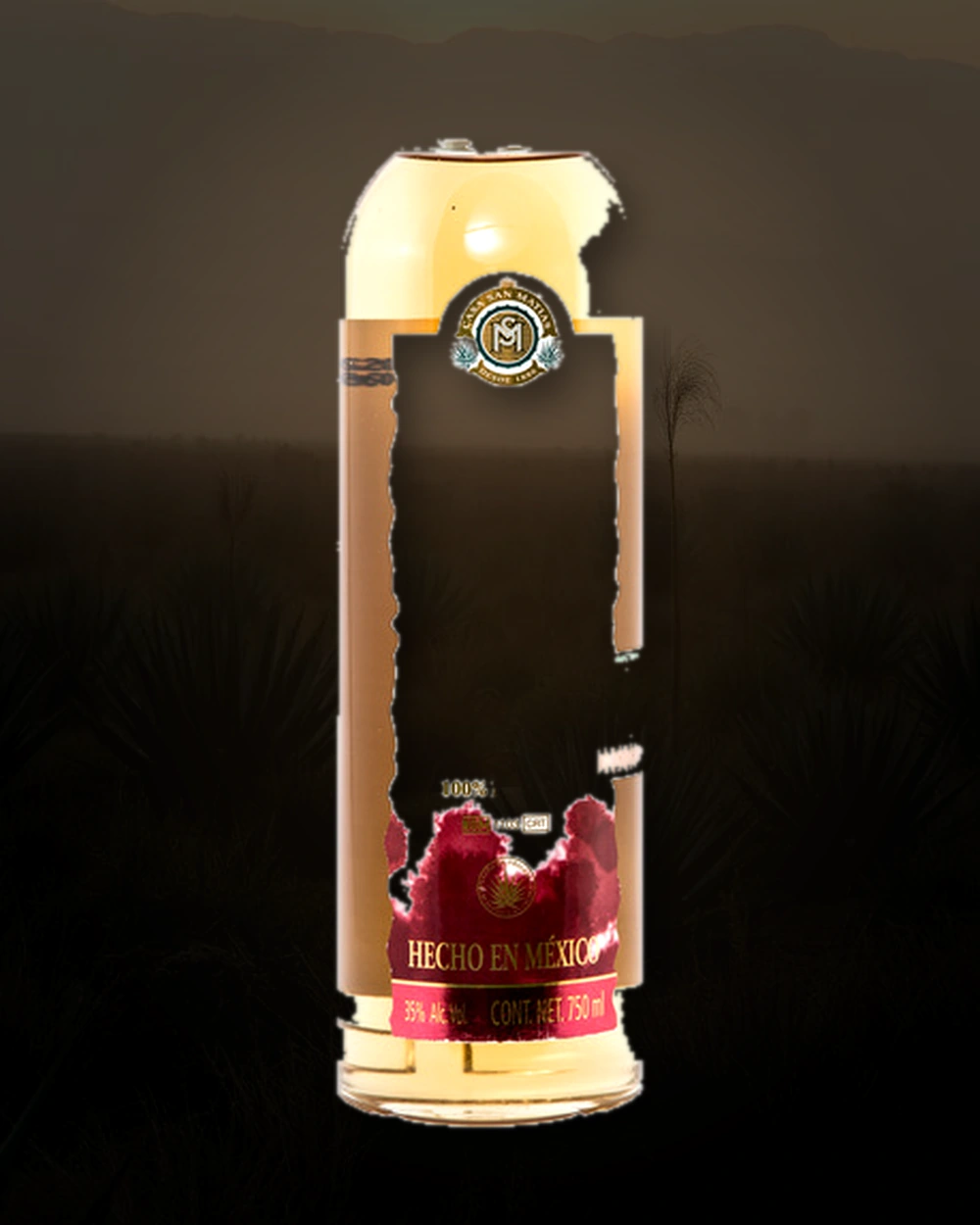 Carmesí Reposado bottle