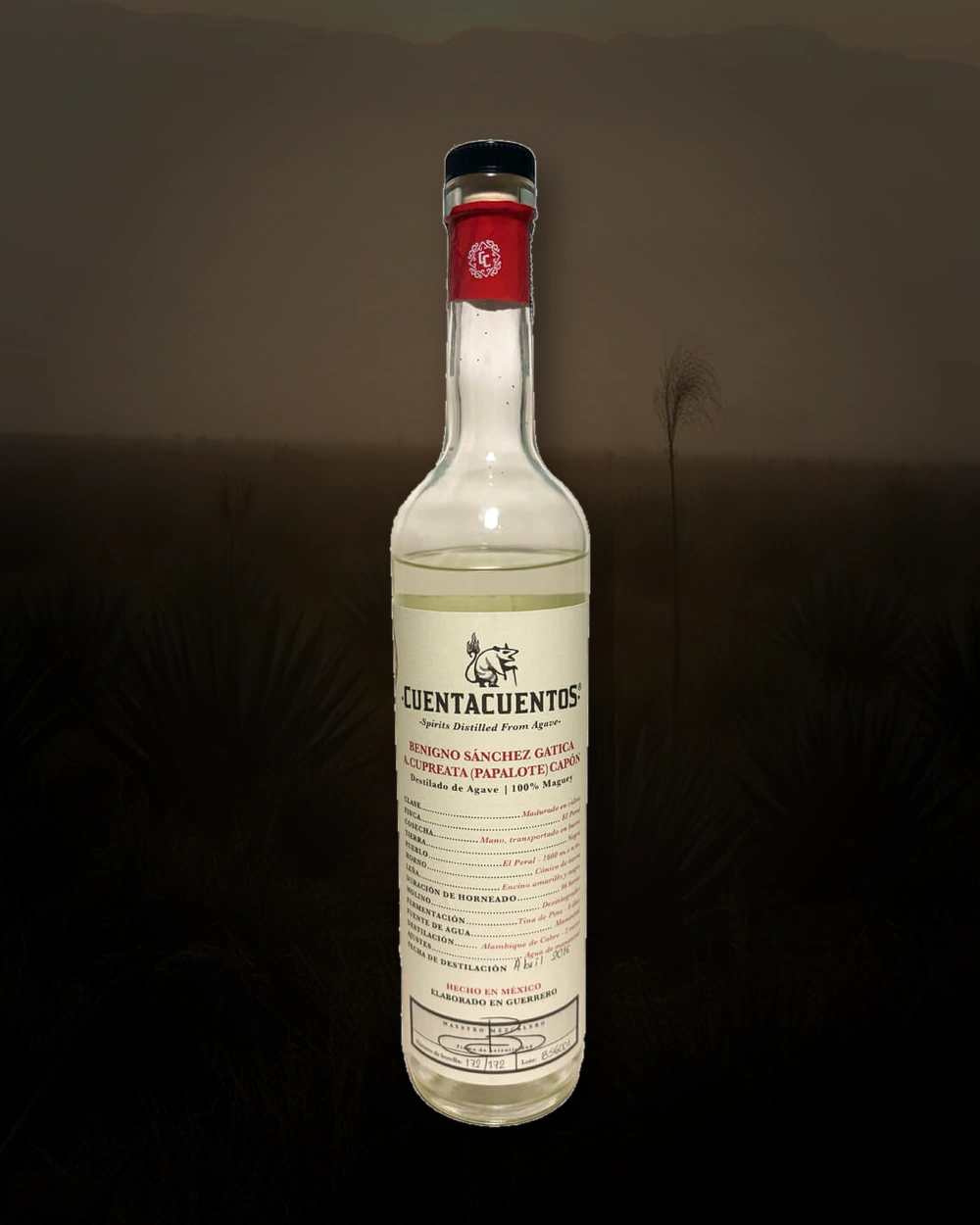 Cuentacuentos Cupreata – Benigno Sanchez Gatica bottle