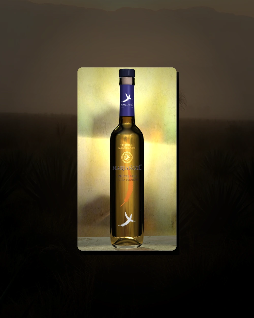 Mariangel Tequila Reposado bottle