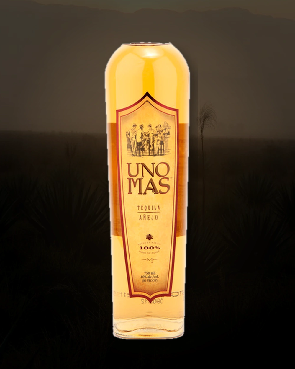 Uno Mas Tequila Añejo bottle