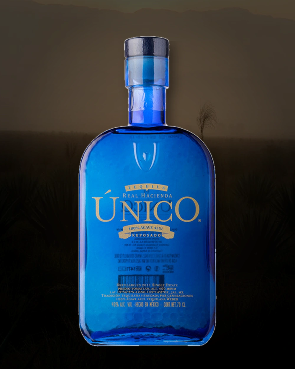 Real Hacienda Único Reposado bottle
