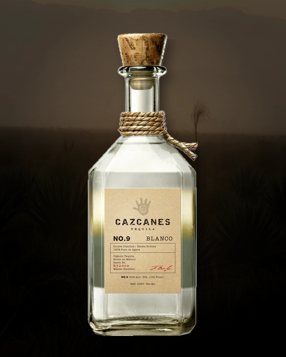 Cazcanes No. 9 Blanco bottle