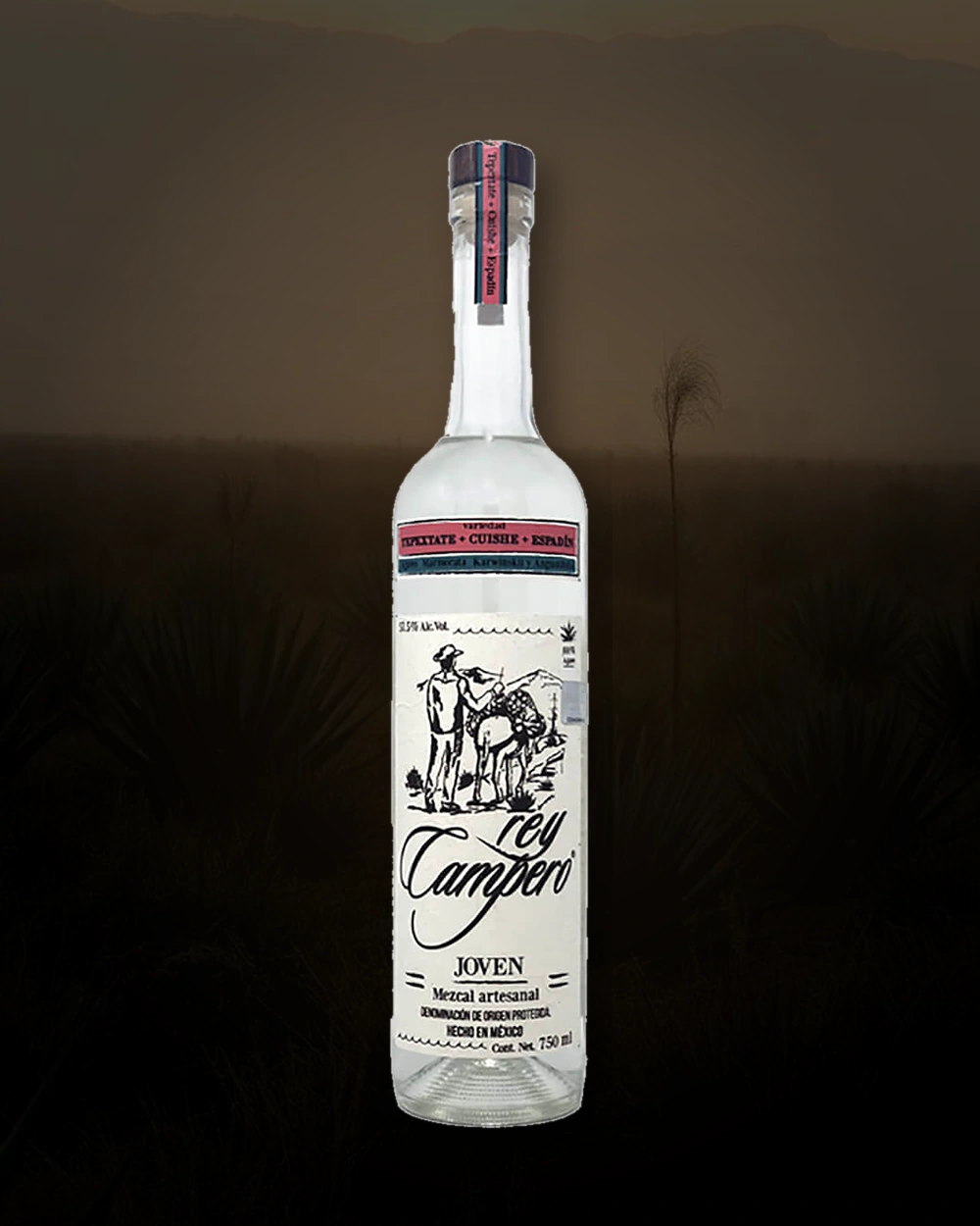 Rey Campero Tepextate + Cuishe + Espadin bottle