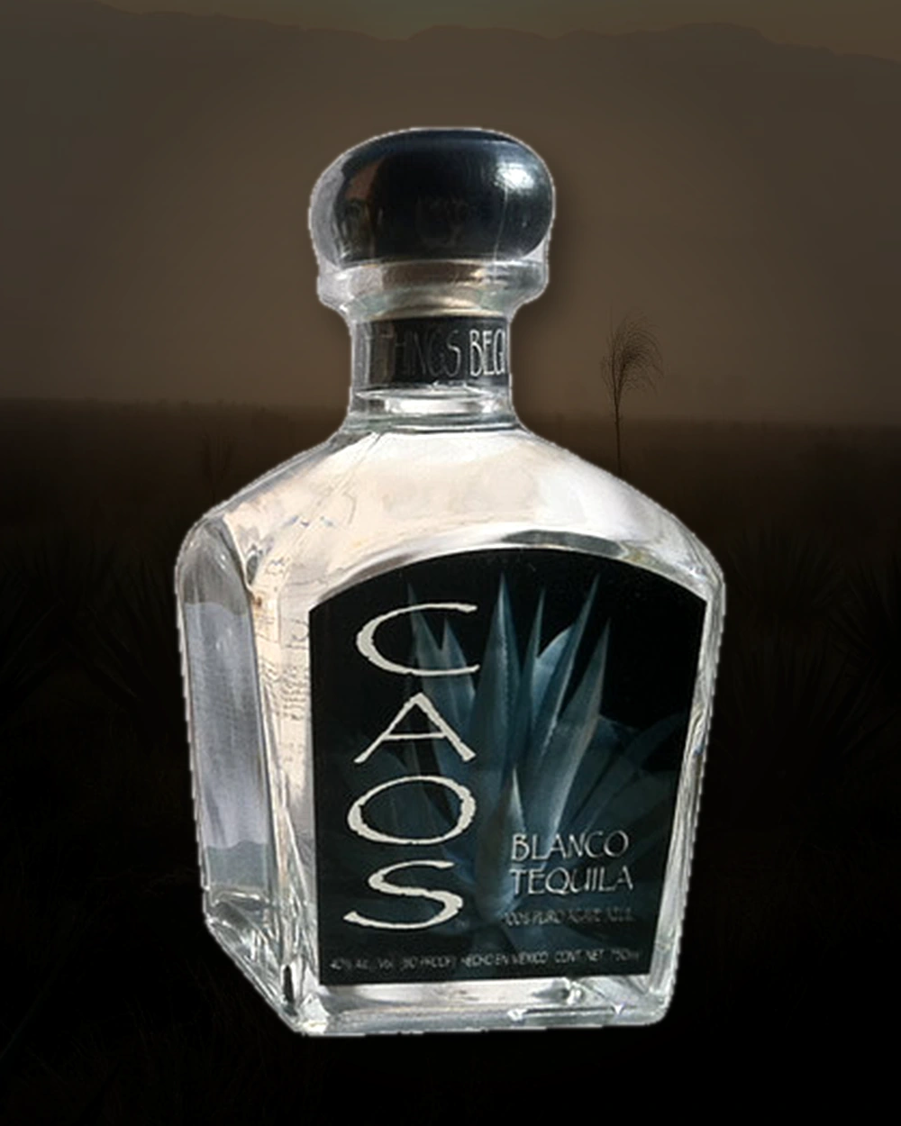 Caos Tequila Blanco bottle