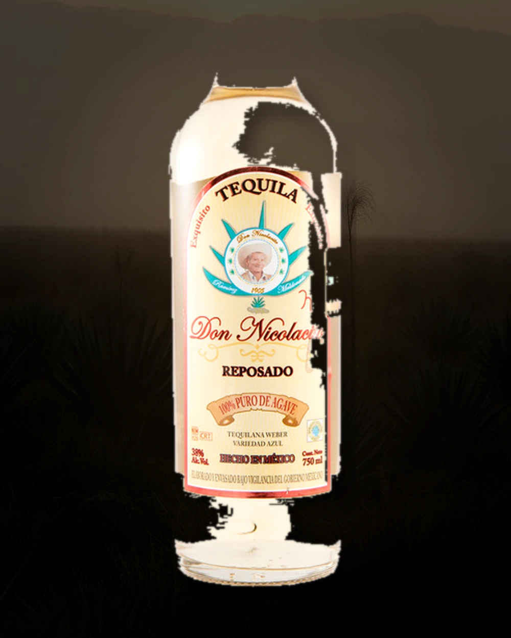 Don Nicolacito Reposado bottle