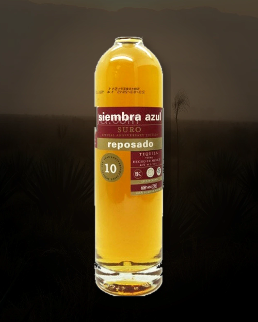 Siembra Azul Suro 10th Anniv. Reposado bottle