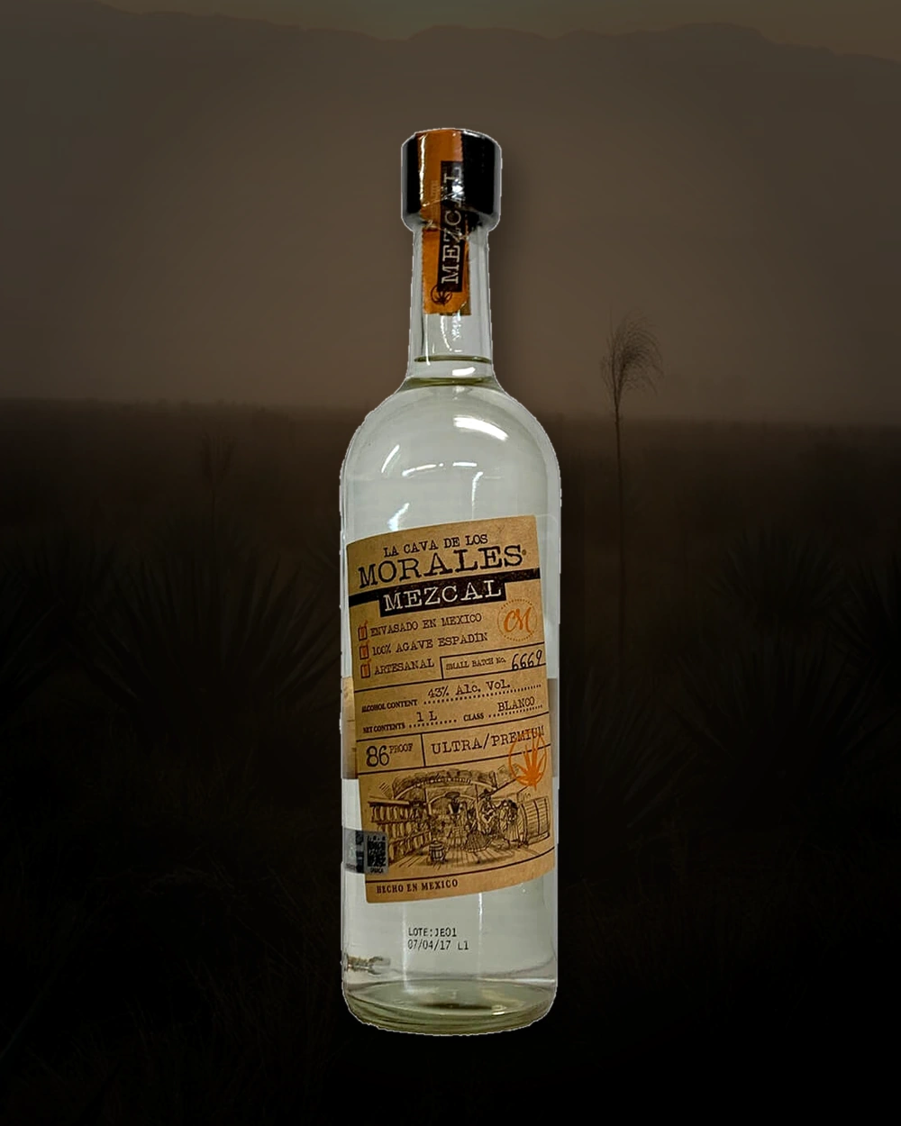 La Cava de los Morales Mezcal bottle