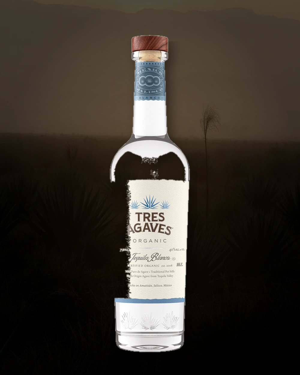 Tres Agave Blanco (Organic) bottle