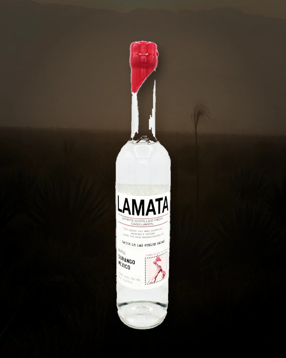 Lamata Sotol Durango bottle