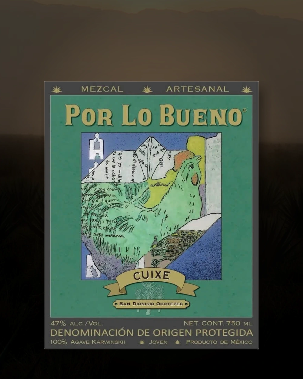 Por Lo Bueno Cuixe bottle