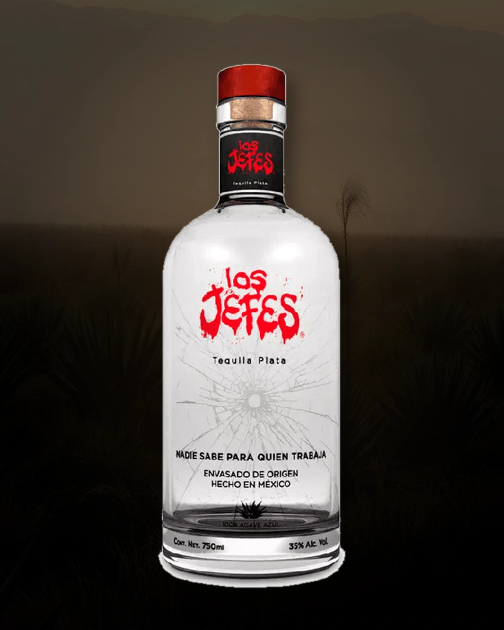 Los Jefes Tequila Plata bottle