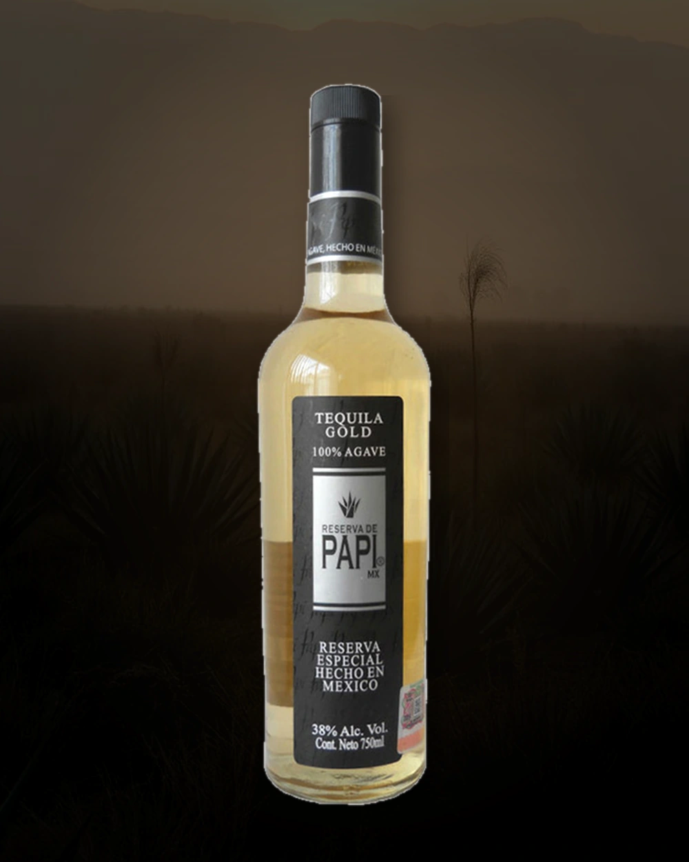 Tequila Gold Reserva de Papi MX bottle