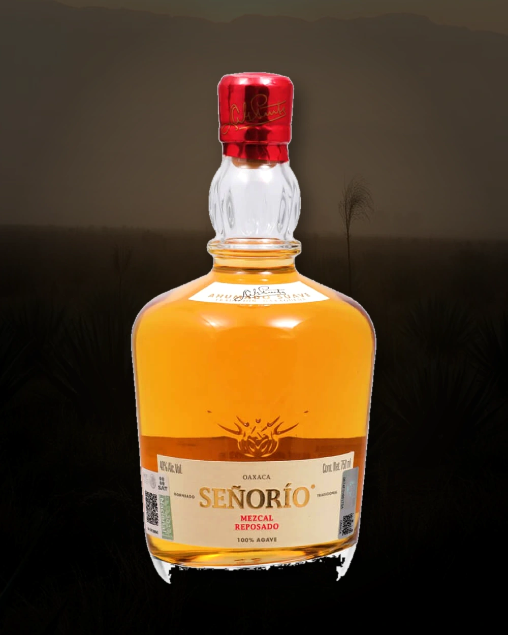 Señorío Reposado bottle