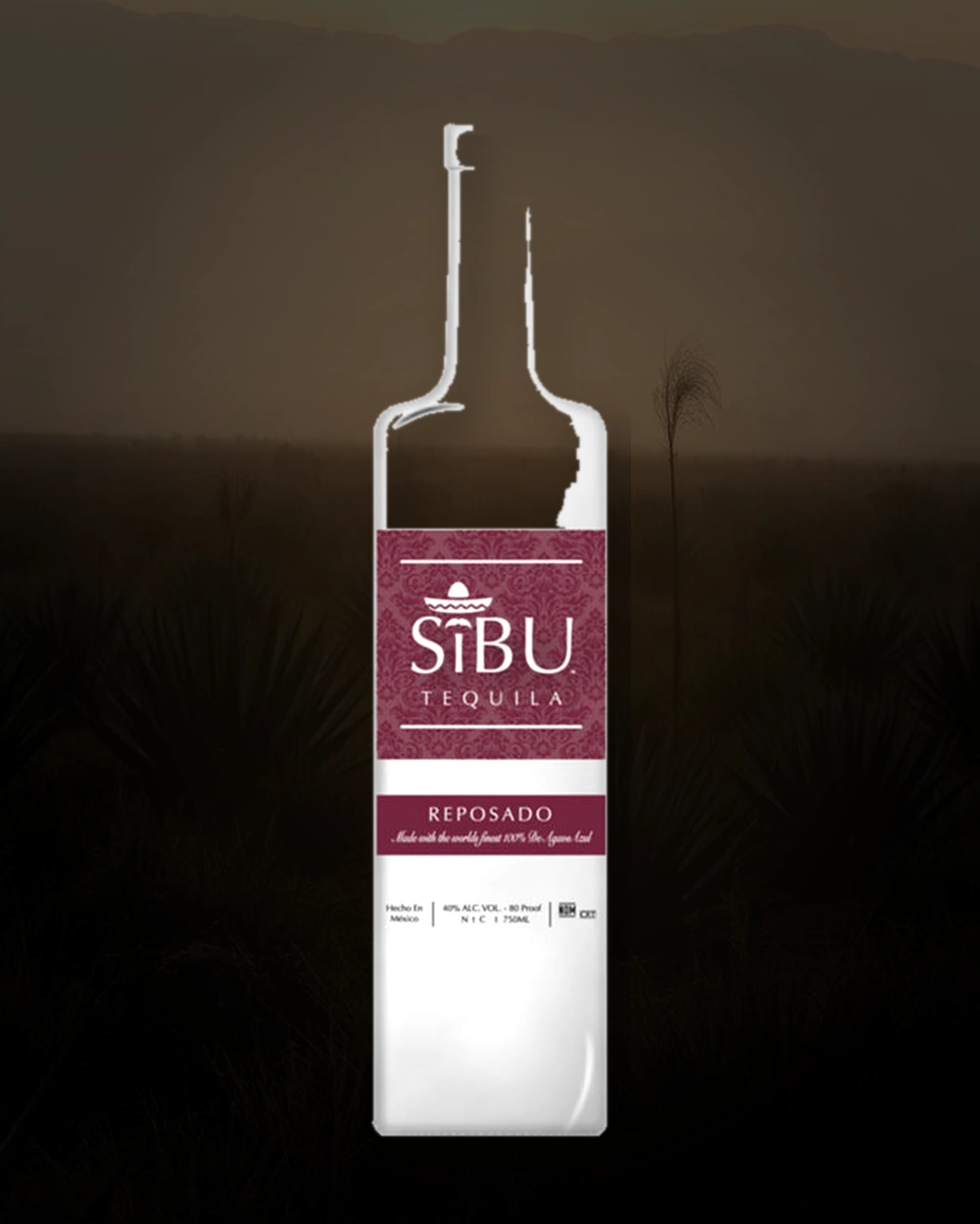 SiBU Tequila Reposado bottle