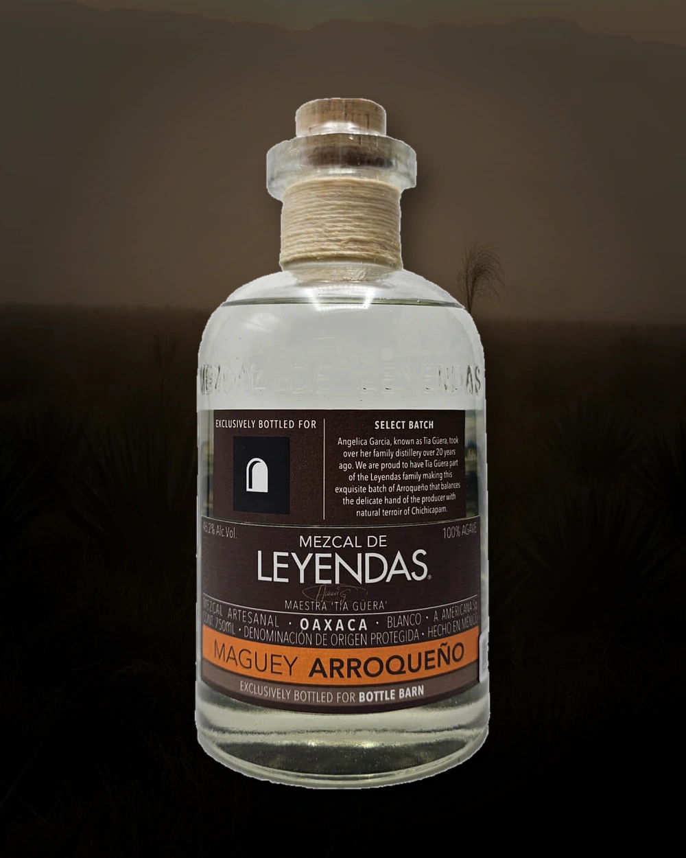 Leyendas Maguey Arroqueno – Angelica Garcia Vazquez bottle