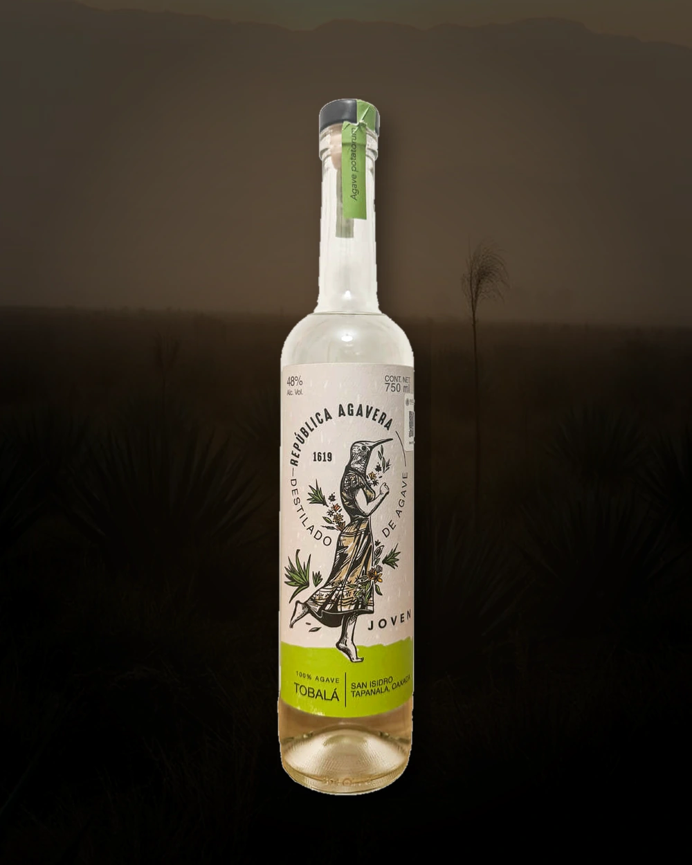 República Agavera Tobala bottle