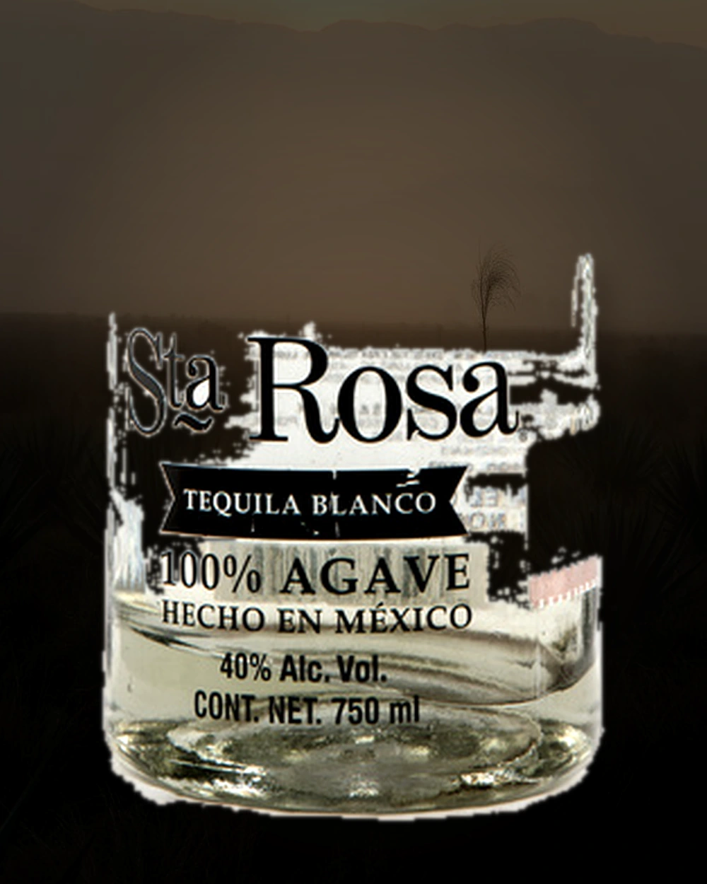 Tequila Santa Rosa Blanco bottle