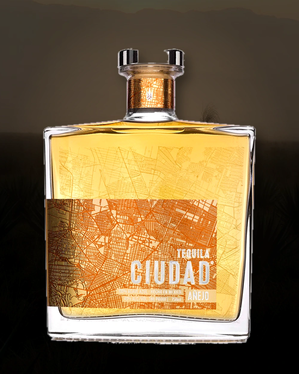 Tequila Ciudad Añejo bottle
