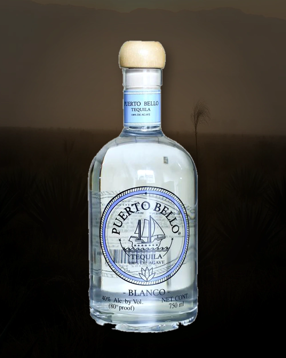 Puerto Bello Tequila Blanco bottle