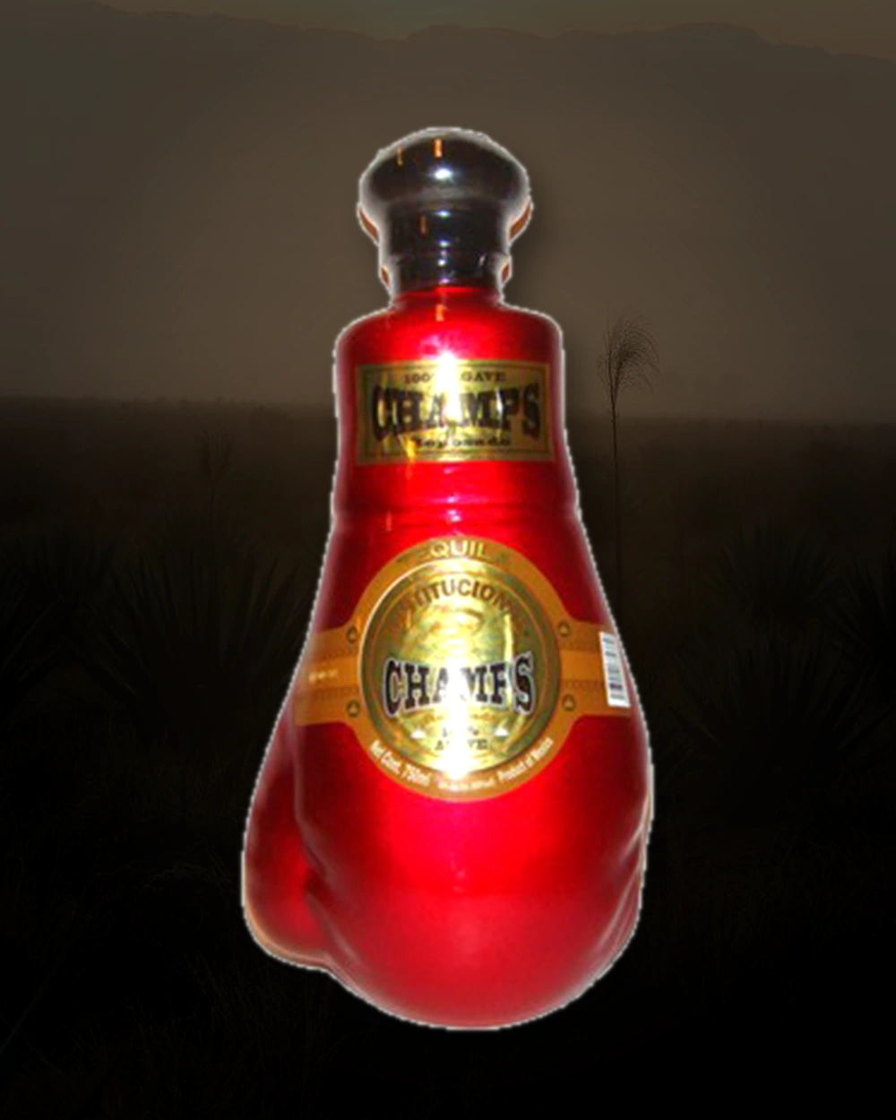 Institucional Champ's Tequila Reposado bottle