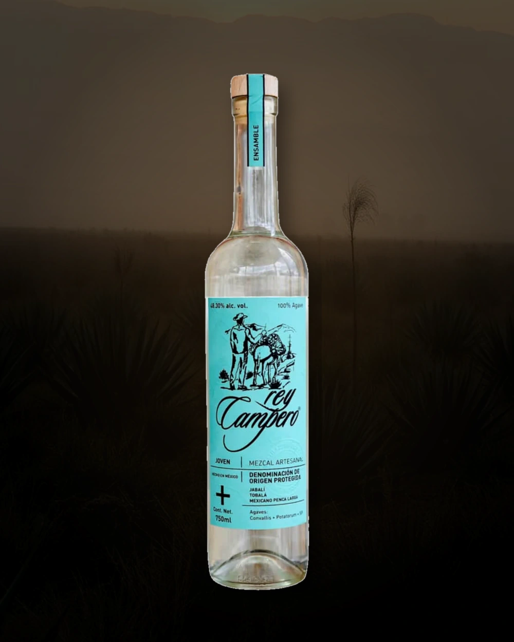 Rey Campero Jabalí, Tobalá, Mexicano Penca Larga bottle