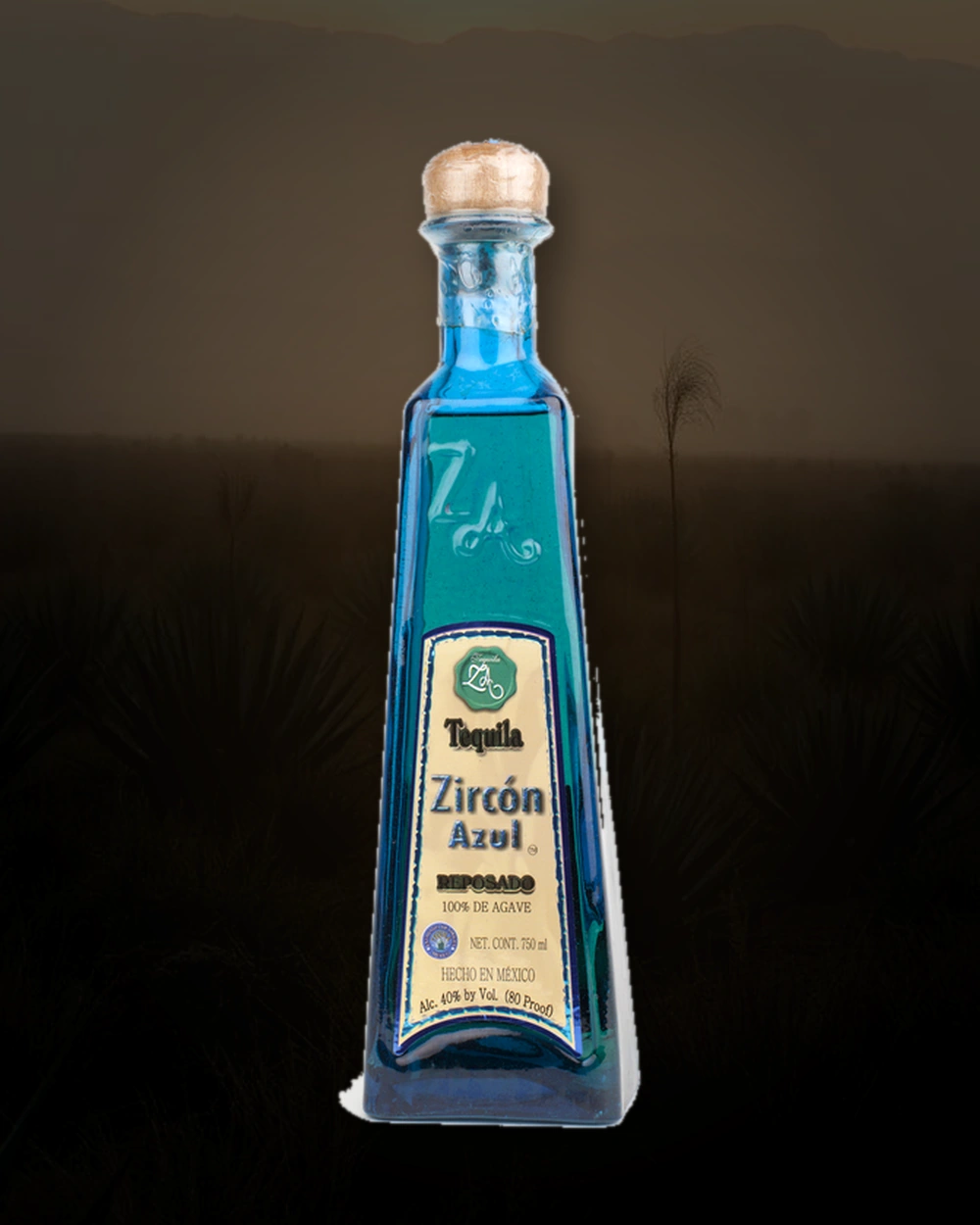 Zircon Azul Reposado bottle