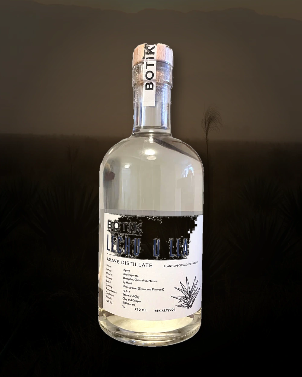 Botik Lechuguilla – Dolores Gonzales Torres bottle