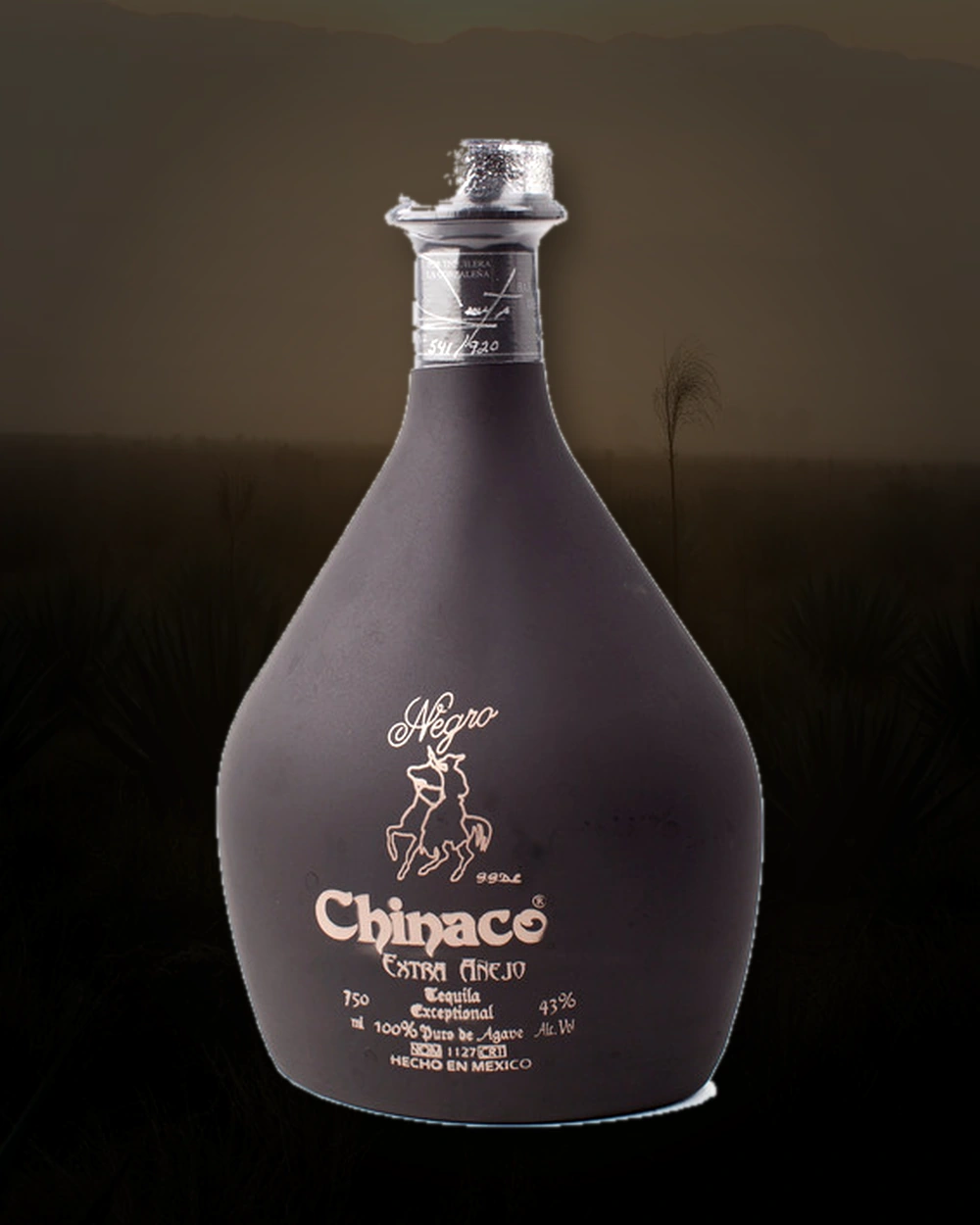 Chinaco Black Extra Añejo bottle