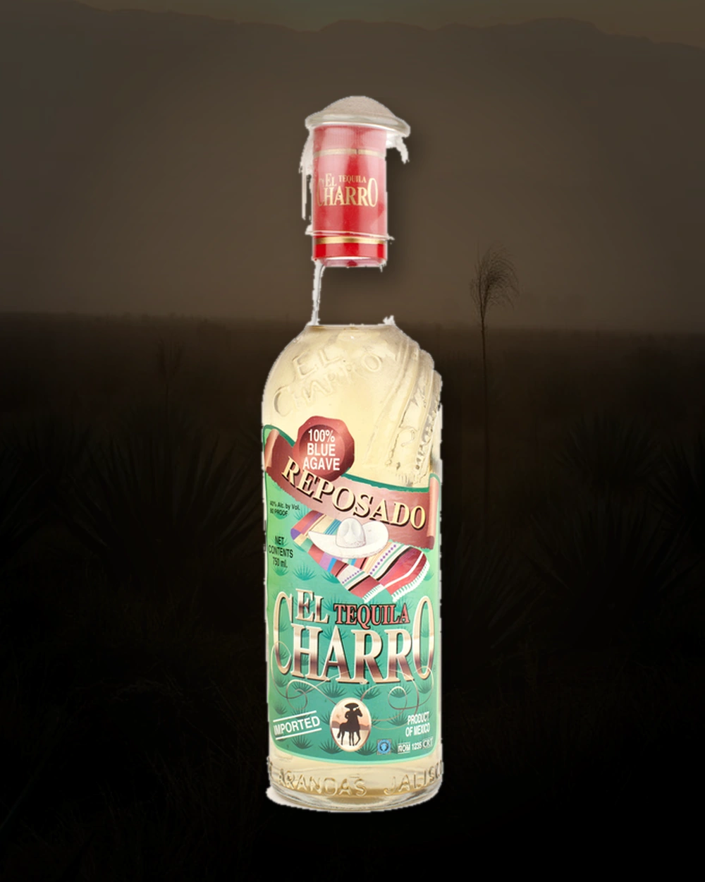 El Charro Reposado 100% Agave bottle