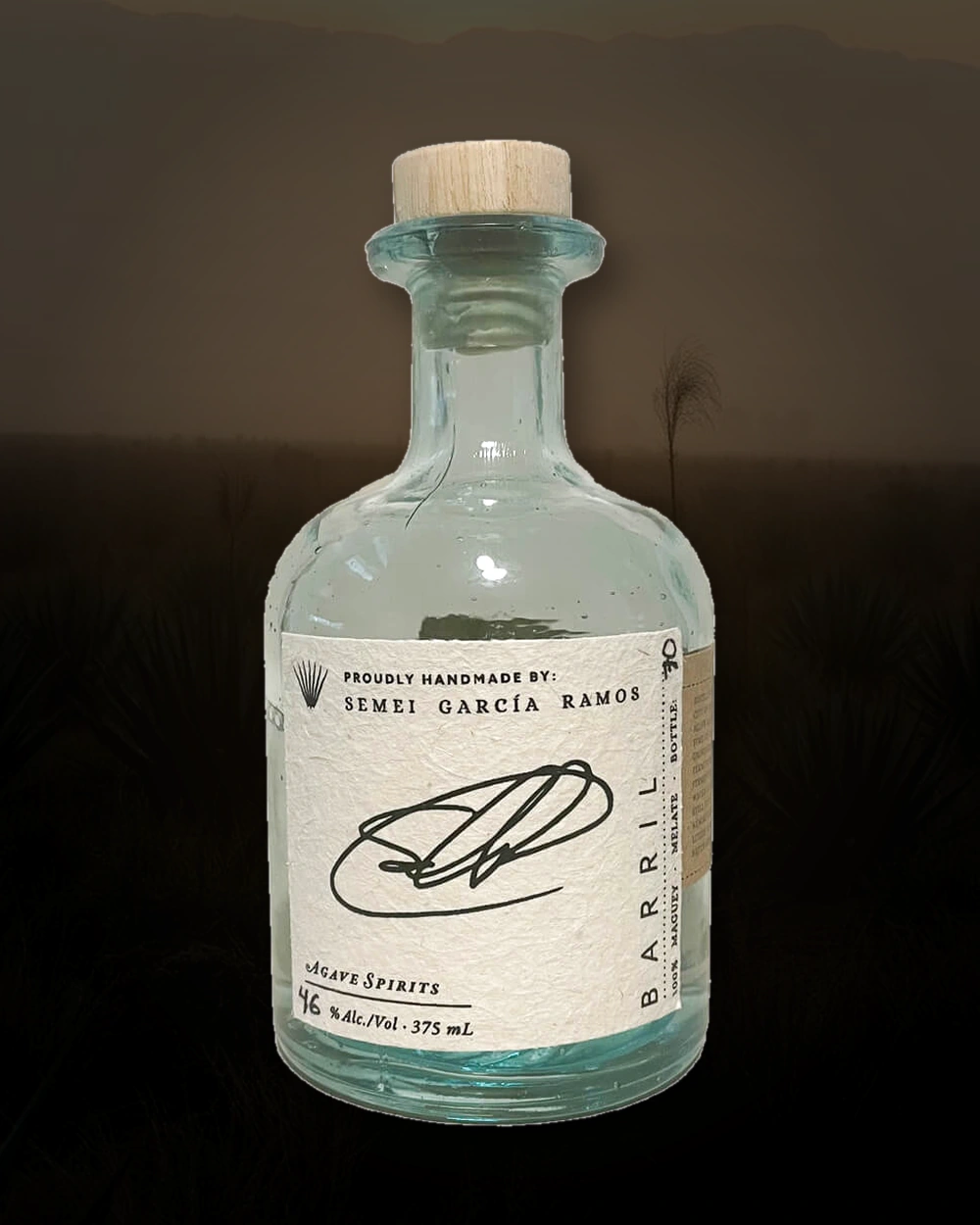 Maguey Melate Barril – Semei Garcia Ramos bottle