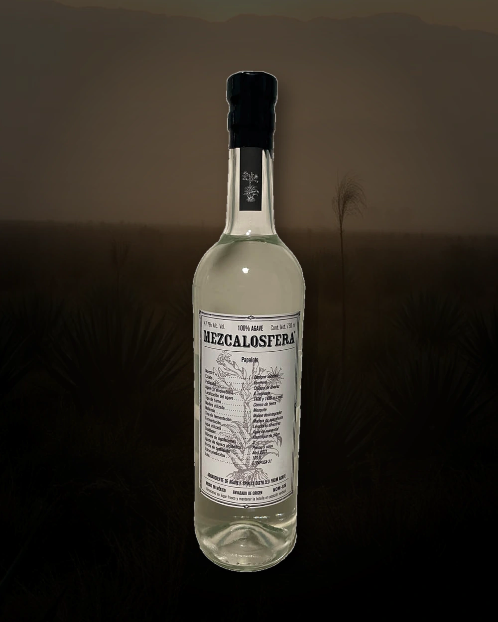 Mezcalosfera Papalote – Don Benigno bottle