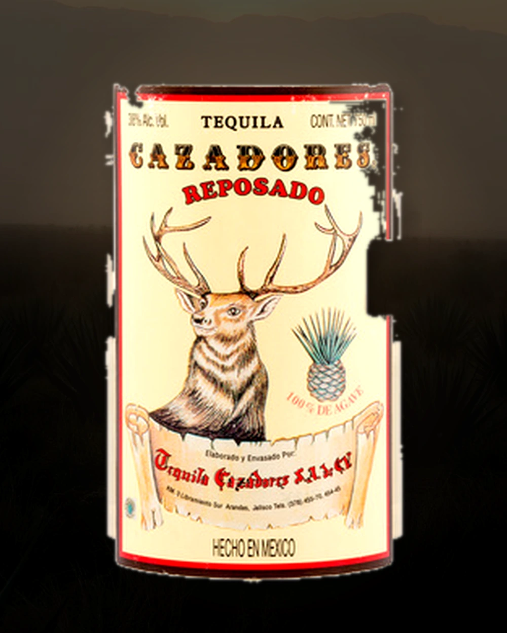 Cazadores Reposado (NOM 1128) bottle