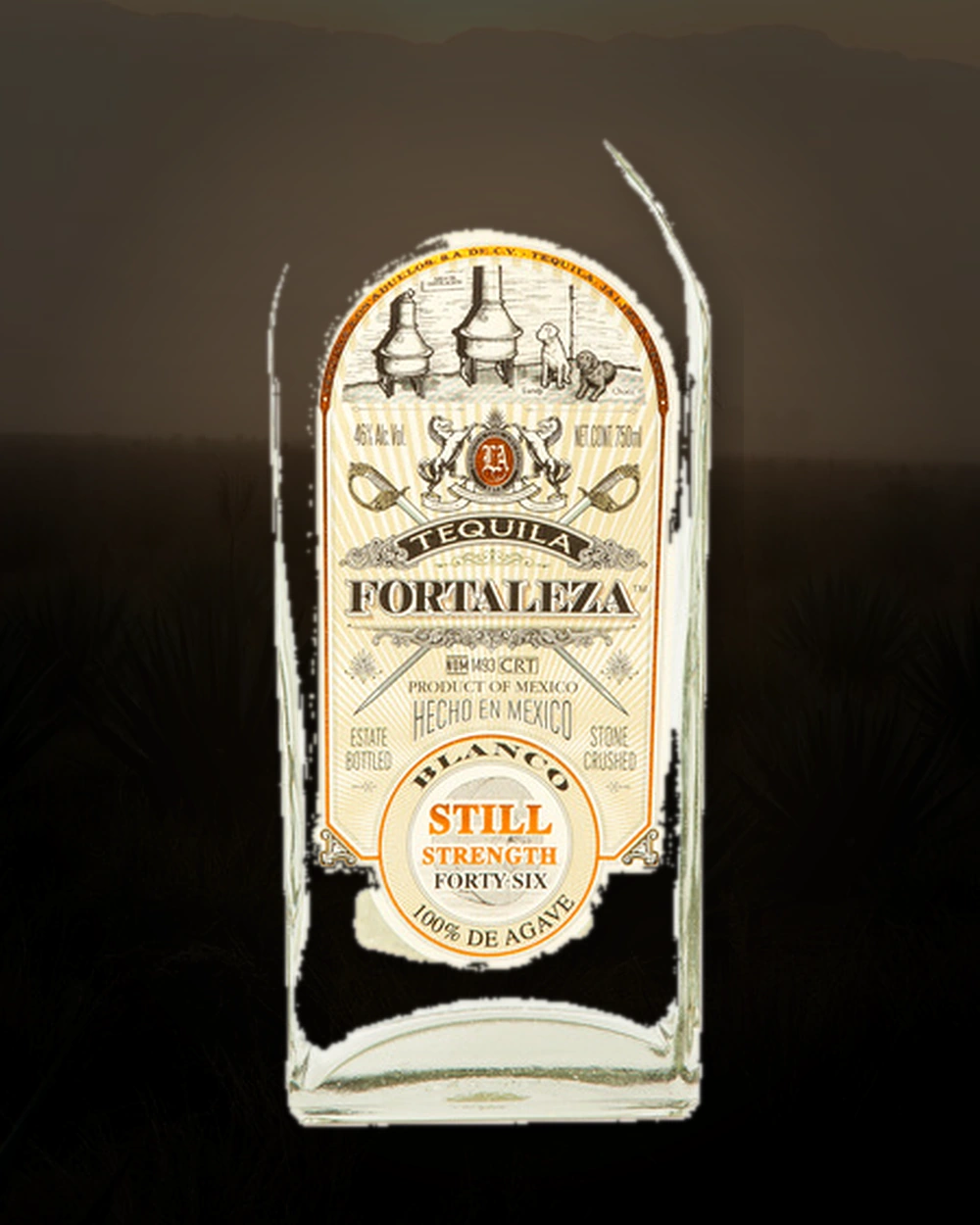 Fortaleza Blanco (Still Strength) bottle