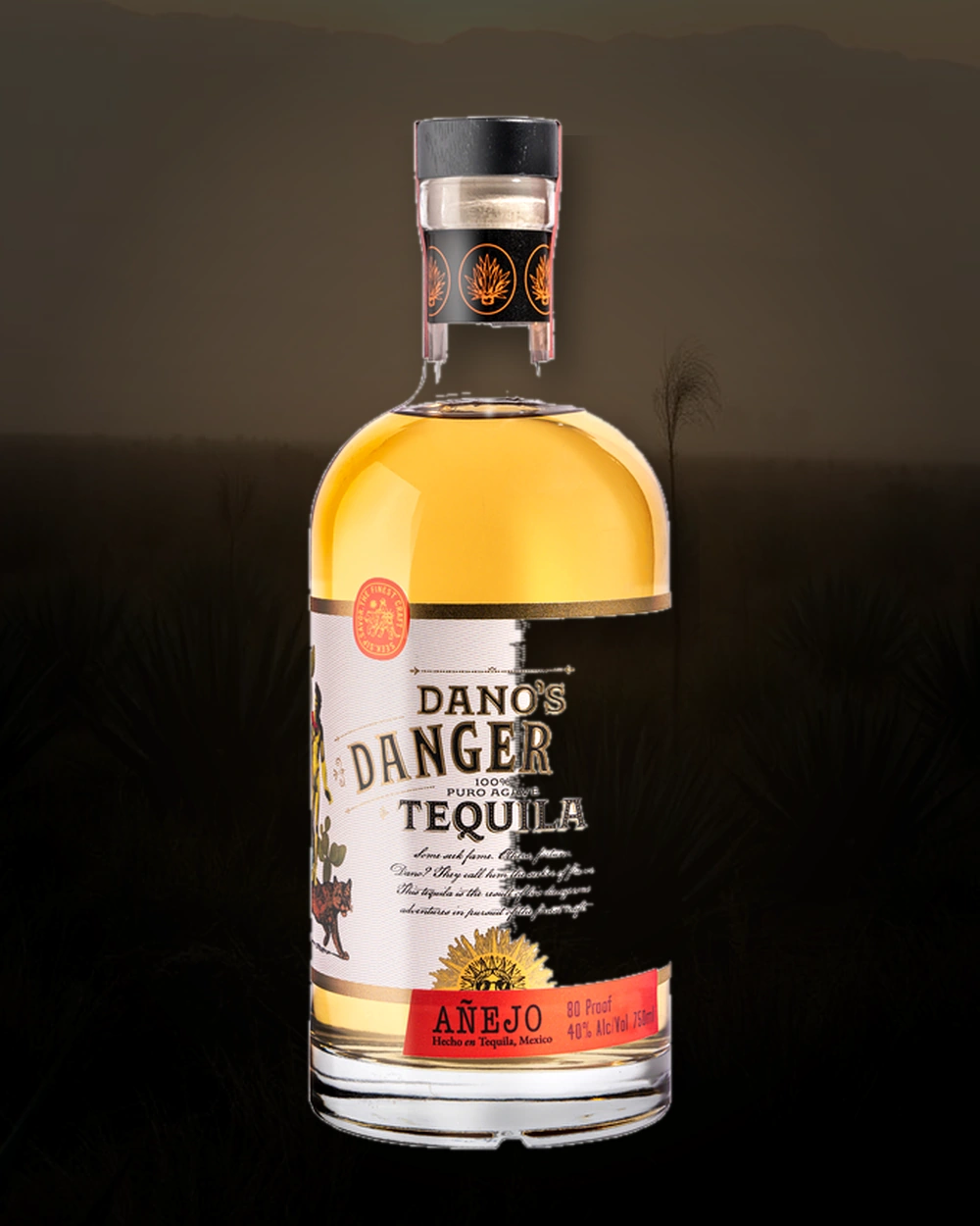 Dano's Dangerous Tequila Añejo bottle