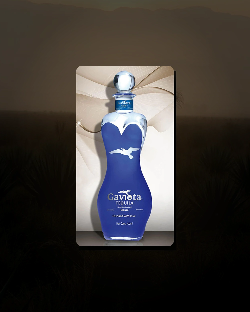 Gaviota Tequila Blanco bottle